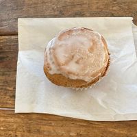 lemon poppyseed muffin   at Ultreya Coffee and Tea in San Diego