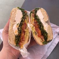 Mt Laguna Bagel  at Ultreya Coffee and Tea in San Diego