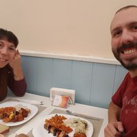 Selfie before eat :D at Kring - Center in Sofia