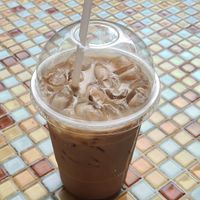 Thai tea with soy milk at Da's Home Bakery in Chiang Mai