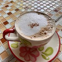 Coconut cappuccino   at Da's Home Bakery in Chiang Mai