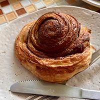 Cinnamon roll  at Da's Home Bakery in Chiang Mai