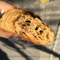 Honestly I found this quite stale, bland, and boring...UNTIL I took it home and nuked it in the microwave - if you have an oven, pls give it a shot. at Da's Home Bakery in Chiang Mai