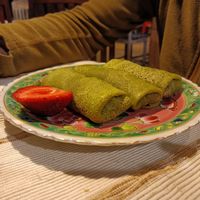 Dadar gulung at Eco Cafe 2 in Banjar