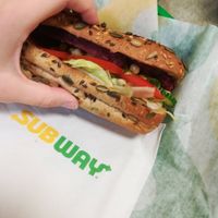 sandwich at Subway - Mala Strana in Prague