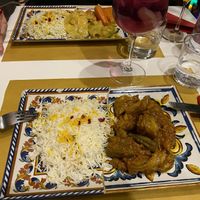 Bamia and Tekelgomon in the back  at Africa Experience in Venice