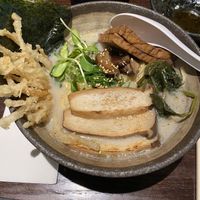    Vegan Ramen with mushrooms and tofu  at Kinoko in Byron Bay