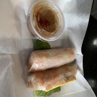 Fresh rolls  at Pho Ba Luu in Louisville