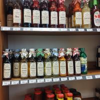 Syrups at Bio Letná in Prague