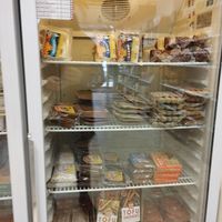 Fridge charcuterie at Bio Letná in Prague