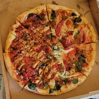 Ghettobird and Aunt Connie at Gianni's Pizza in Oceanside