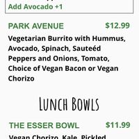 Menu 2 image   at Breckfast in Breckenridge