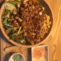 poké wan vegan chicken  at Dadawan in Maastricht