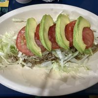 Huarache machito  at El Veganito Mixe in San Luis Potosi