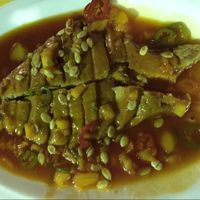 Vegetarian fish in sweet and sour sauce, ¥38 at Fo You Yuan Vegetarian 佛有缘素食馆 in Guangzhou