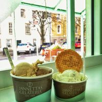   at Jannettas Gelateria in St Andrews