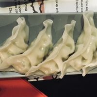 Vegan gyozas  at Livin' Japan in Madrid