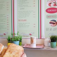 Two vegan options on menu at Tiramisu in Maastricht