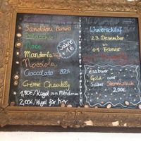 Menu at Gelateria Arte Bio in Muenster