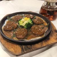 Vegetarian beef with pepper sauce  at Zhong Yong Vegetarian in Guangzhou