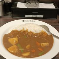 Japanese curry with vegetables at Coco Ichibanya - Shinjuku Kabuki-cho in Tokyo