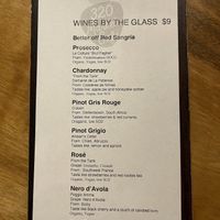 Wines by the glass, some labeled Vegan #Veganuary at 320 Market cafe in Swarthmore