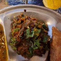 Okra Thali at Jonny's Dhaba in Mallorca