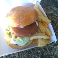 When I opened it from the bag before leaving by bike at Tommy's Diner in Labege