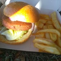 Beyond meat burger (without cheese) for 13,95euros at Tommy's Diner in Labege