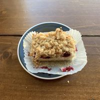 Raspberry square - yum!  at Captain + Stoker in Monterey
