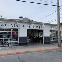 Outside of cafe  at Captain + Stoker in Monterey