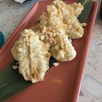 Banana fritters at Tsugoi in Panama City
