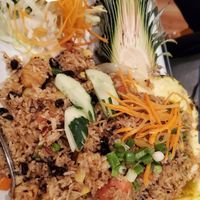 Pineapple fried rice! at Krystal Thai in Crystal Lake
