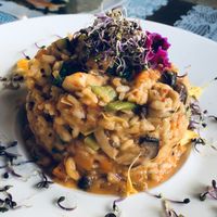 Mushroom risotto  at Joapira in El Hierro
