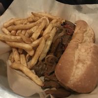 French Dip with Herbivorous Butchers Meat free meats  at The Block in St Louis Park