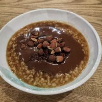 Rice porridge at Manna Porto in Porto