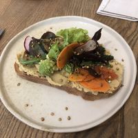 Vegan toast  at Manna Porto in Porto