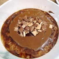 Brown rice porridge at Manna Porto in Porto