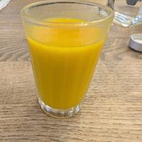 Turmeric and ginger shot at Manna Porto in Porto