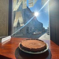 Chocolate cake at Manna Porto in Porto
