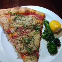 Seasoned and paired well (broccoli rabe) at The Brick in Hoboken