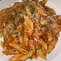 vegan penne vodka at The Brick in Hoboken