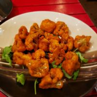 Buffalo cauliflower (without blue cheese dressing) at The Brick in Hoboken