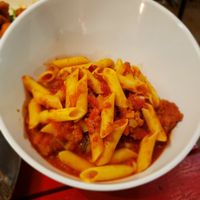 Beyond Bolognese-- so flavourful! at The Brick in Hoboken