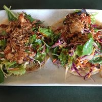 Jackfruit roti  at Careys Bay Historic Hotel in Dunedin