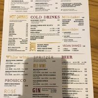 menu  at The Waffle House in Norwich