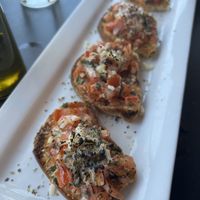 Bruschetta appetizer yummm  at Italianissimo Trattoria in Chula Vista
