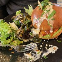 Breakfast (impossible) Burger 🍔   at Dankbar Kaffee in Leipzig