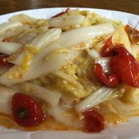 pickled cabbage at Pin Cha Ju in Shenzhen