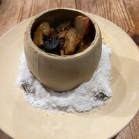 King mushroom craziness. I ate this solo but best shared. It was relatively expensive ~370¥ compared to other menu items. Very tasty.  at Pin Cha Ju in Shenzhen